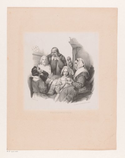 Filosofická společnost Filozofie (název na předmětu) od Cornelis Kruseman
