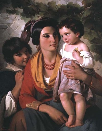 matka a děti od Cornelis Kruseman