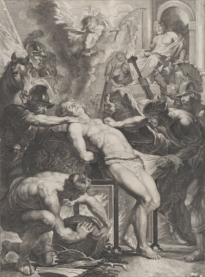 Umučení svatého Vavřince, ca. 1640-70. od Cornelis Meyssens.