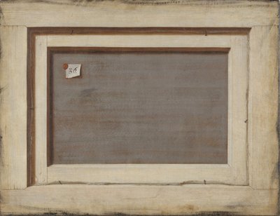 Trompe loeil. Rub zarámovaného obrazu, 1668-1672 od Cornelis Norbertus Gijsbrechts