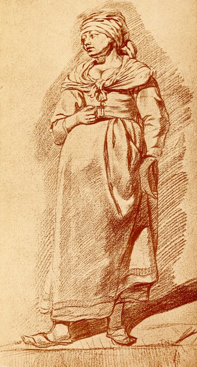 Studium na holandském farmáři od Cornelis Pietersz Bega