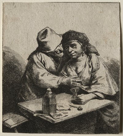 Zamilovaný pár. od Cornelis Pietersz Bega