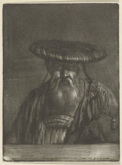 orientální muž od Cornelis Ploos van Amstel (signed by artist)