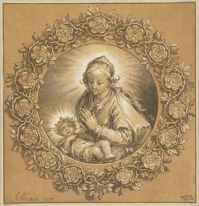 Marie s Ježíškem Panna Maria a Dítě Ježíš od Cornelis Ploos van Amstel