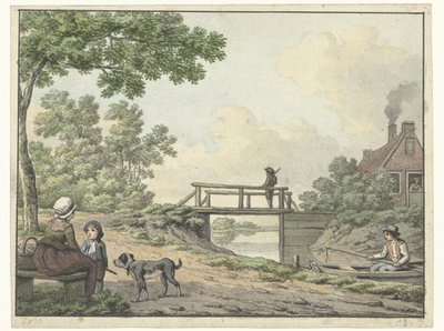 ležícího psa od Cornelis Saftleven