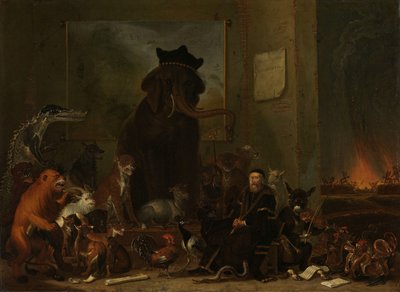 Satira na proces s Johanem van Oldenbarneveltem od Cornelis Saftleven