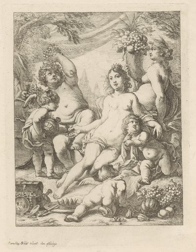 Bakchus, Venuše a Ceres. od Cornelis Schut (I)