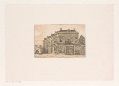 Blok domů z osmnáctého století od Cornelis Springer (possibly)