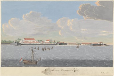 Pohled na Colombo z Roadstead od Cornelis Steiger