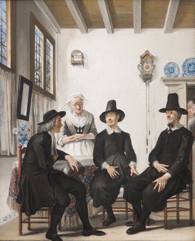 Saartje Jans je požádána o ruku v manželství, 1738 od Cornelis Troost