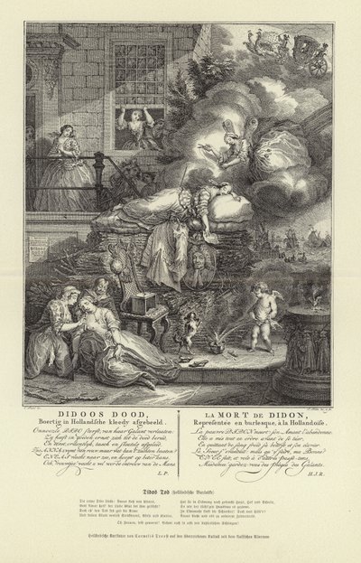 Smrt Dido od Cornelis Troost