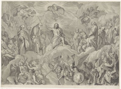 Poslední soud (horní deska) od Cornelis Visscher (II)