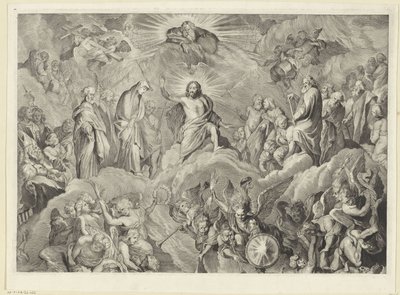 Poslední soud (horní deska) od Cornelis Visscher (II)