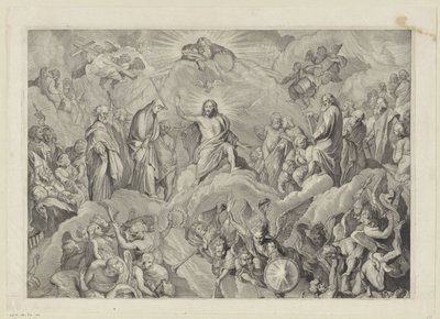 Poslední soud (horní deska) od Cornelis Visscher (II)
