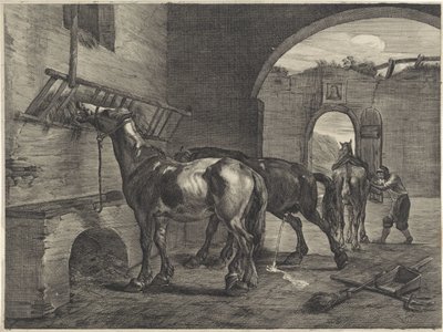 Stabilní od Cornelis Visscher (II)