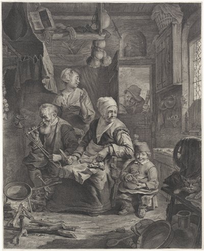 palačinkář od Cornelis Visscher (II)
