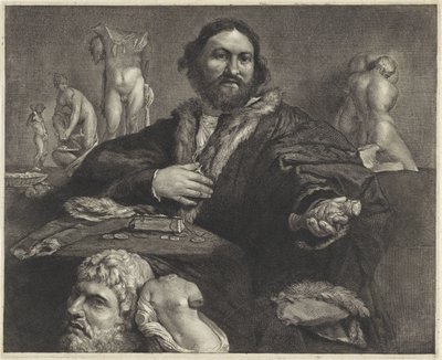 Portrét sběratele Andrey Odoniho Portrét Andrey Odoniové od Cornelis Visscher (II)