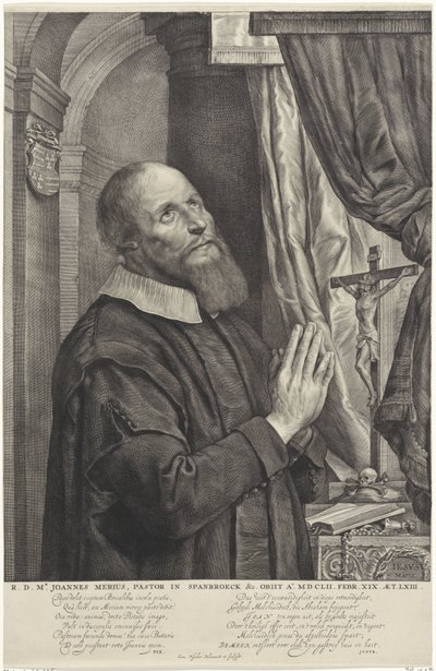 Portrét Joannes van der Meer od Cornelis Visscher (II)