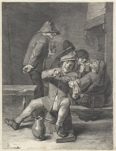 Houslista / Publikum od Cornelis Visscher (II)