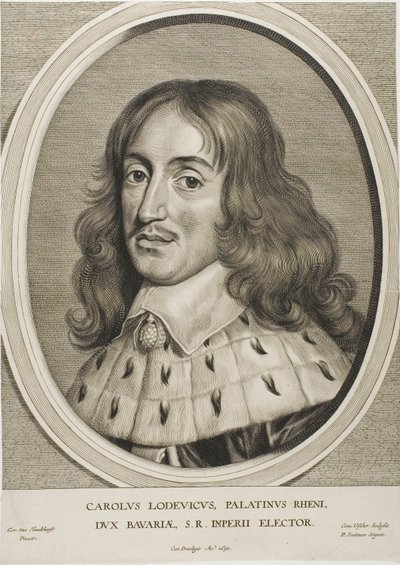 Karel Ludvík, hrabě palatin, z knihy Effigies Variae od Cornelis Visscher
