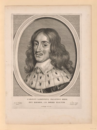Karel Ludvík hrabě Palatin, z knihy Effigies Variae... od Cornelis Visscher