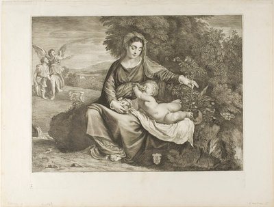 Madonna a dítě od Cornelis Visscher