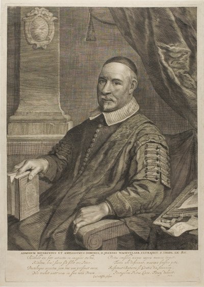 Rev. D. Johannes Wachterlaer z Utrechtu od Cornelis Visscher