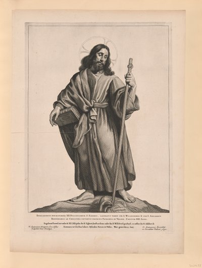 Svatý Engelmundus od Cornelis Visscher