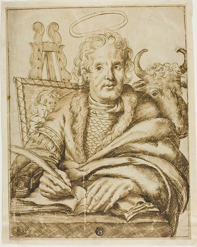 Svatý Lukáš od Cornelis Visscher