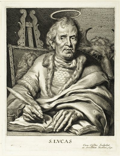 Svatý Lukáš od Cornelis Visscher