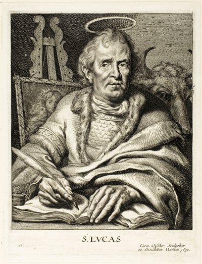 Svatý Lukáš od Cornelis Visscher