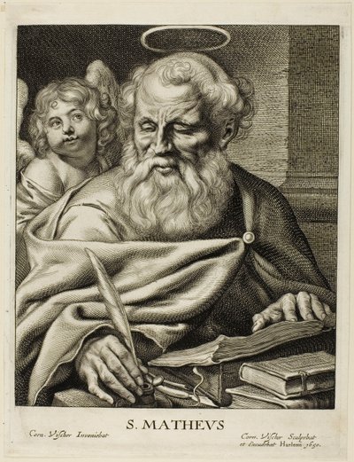 Svatý Matěj od Cornelis Visscher