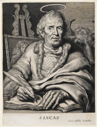 Svatý Lukáš od Cornelis Visscher