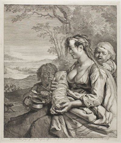 Bohémská žena od Cornelis Visscher