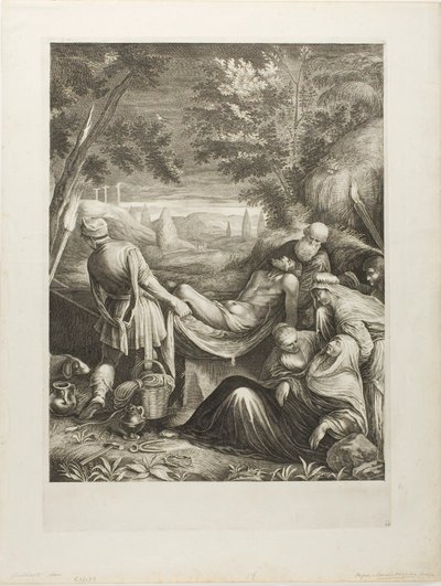 Pohřeb od Cornelis Visscher