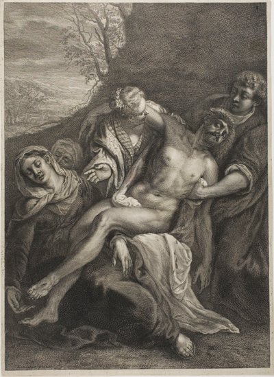 Lamentace, z kabinetu Reynst od Cornelis Visscher