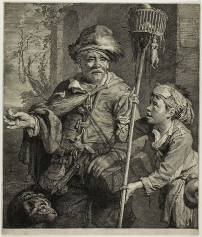 Chytač krys od Cornelis Visscher