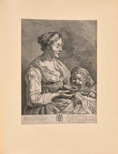 Druhá Češka (Second Heidinne - Seconde Bohemienne) od Cornelis Visscher