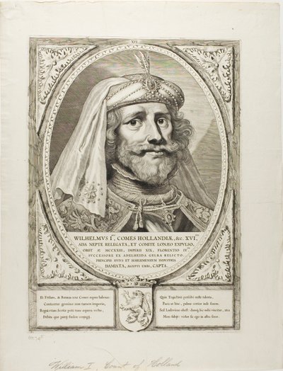 Vilém I., z Principes Hollandiae, Zelandiae, et Frisiae od Cornelis Visscher