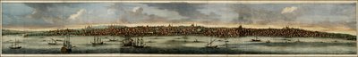 Kolorovaný pohled na Konstantinopol z roku 1698 od Cornelise De Bruyna od Cornelis de Bruijn