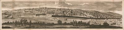 Pohled na Jeruzalém z roku 1698, Cornelis De Bruyn od Cornelis de Bruijn