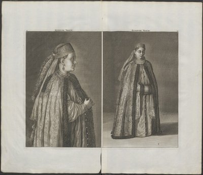 Ruská žena Od: Cestuje po Moskvě, 1711 od Cornelis de Bruijn