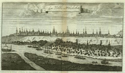 Tobolsk From: Cesty do Muscovy, 1711 od Cornelis de Bruijn