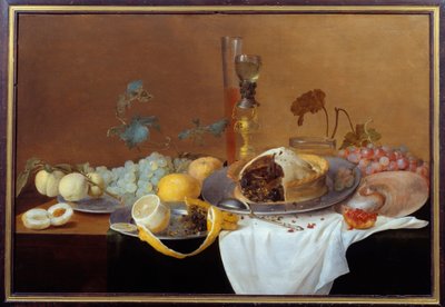 Zátiší s paštikovou malbou od Cornelis de Heem (1631-1695) 17. století Nantes, Musee des Beaux Arts od Cornelis de Heem