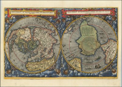 Hemispheriu ab Aequinoctiali Linea, ad Circulu Poli Arctici, 1593 od Cornelis de Jode