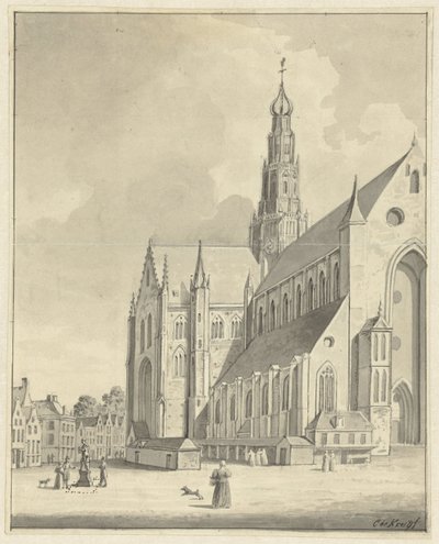 Svatý Bavo v Haarlemu od Cornelis de Kruyff