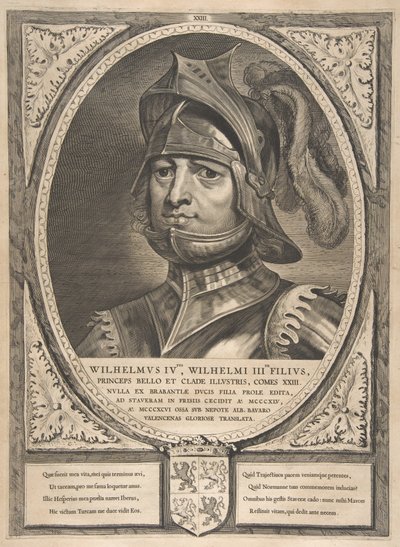 William IV ze série Hraběte a hraběnky z Holandska, Zeelandu a Západního Fríska, 1650. od Cornelis de Visscher