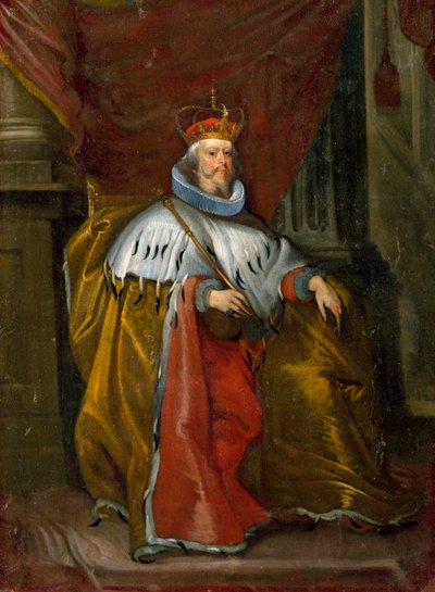 Portrét Lucy Giustinianiho (1586-1651) Doge of Genes mezi 1644 a 1646 Obraz Cornelis De Wael (1592-1667) 1644-1649 Sun. 40x30 cm Soukromá sbírka od Cornelis de Wael