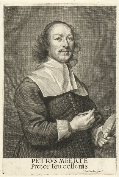 Portrét malíře Petruse Meerteho od Cornelis van Caukercken