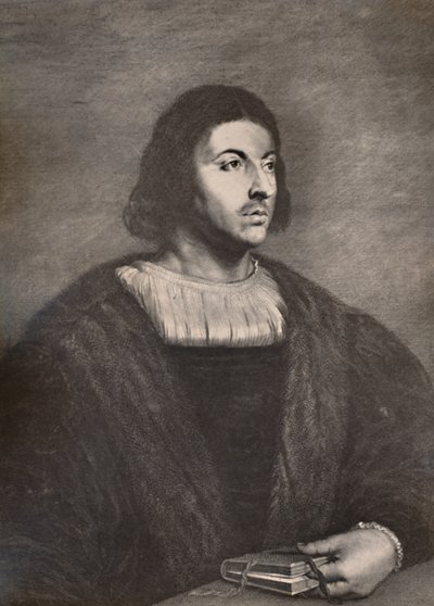 Giovanni Boccaccio, italský renesanční spisovatel, básník a humanista 17. století 1894 od Cornelis van Dalen II
